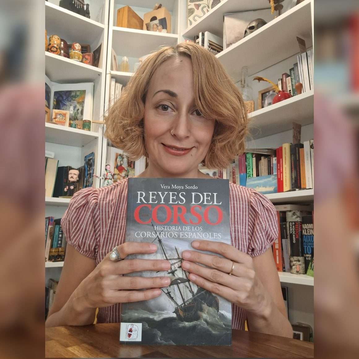 La conferenciante, Vera Moya.